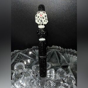 Black and White Cow Pen BLING homemade and great for gifts